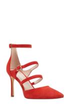 Women's Nine West Enchanting Strappy Pump M - Red