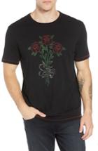 Men's John Varvatos 3 Rose Barb Graphic T-shirt - Black