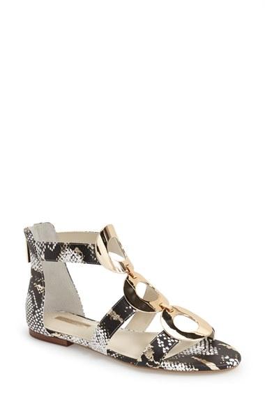 Women's Bcbgeneration 'faroh' Sandal M - Metallic