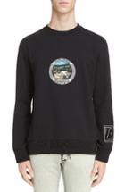 Men's Lanvin Paradise Patch Sweatshirt - Black