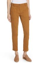 Women's Eileen Fisher Slim Stretch Cotton Pants - Brown