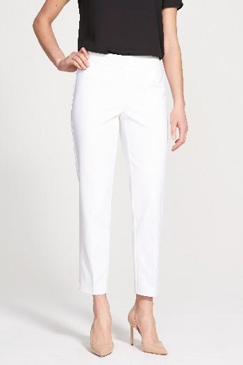 Women's Nordstrom Collection 'veloria' Slim Ankle Pants - White
