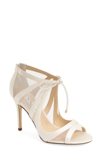 Women's Nina Cherie Illusion Sandal M - Ivory