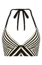 Women's Robin Piccone Carmen Stripe Halter Bikini Top