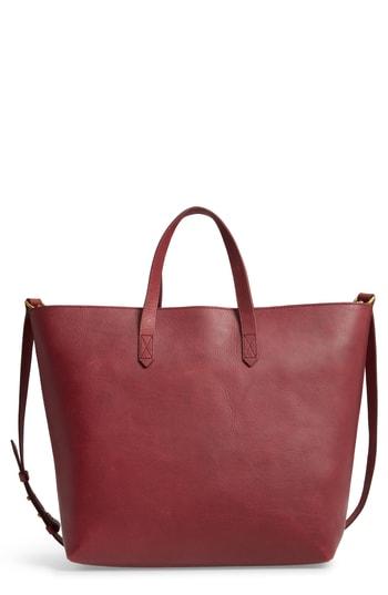 Madewell Zip Top Transport Leather Carryall -