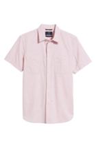 Men's 1901 Trim Fit Workwear Chambray Sport Shirt, Size - Pink
