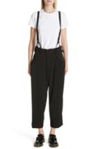 Women's Y's By Yohji Yamamoto Pants With Suspenders