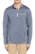 Men's Cutter & Buck Endurance Seattle Seahawks Fit Pullover, Size Small - Blue