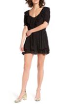 Women's For Love & Lemons Disco Baby Minidress - Black