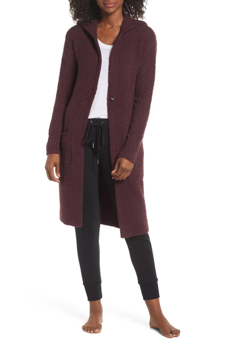 Women's Ugg Judith Long Cardigan /small - Burgundy