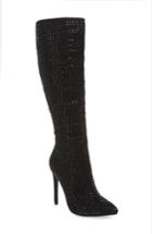 Women's Lauren Lorraine Milan Knee High Boot .5 M - Black