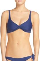 Women's Solid & Striped Jane Bikini Top