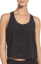 Women's Alo Hollow Perforated Crop Tank