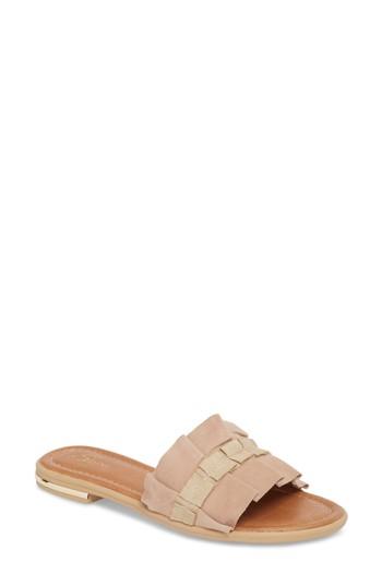 Women's Sudini Ravenna Slide Sandal W - Beige
