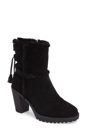 Women's Frye Jen Genuine Shearling Lined Water Resistant Boot M - Black