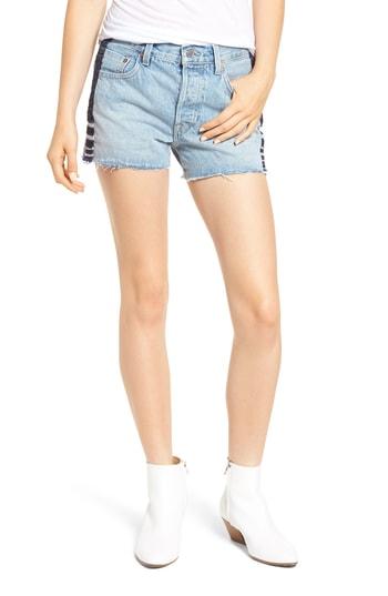 Women's Levi's Made & Crafted(tm) 501 Embroidered Cutoff Denim Shorts - Blue