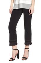 Women's Lysse Renna Fringe Crop Leggings - Black