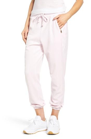 Women's Juicy Couture Silverlake Velour Track Pants - Pink