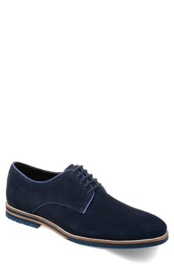 Men's Thomas And Vine Gunner Plain Toe Derby M - Blue