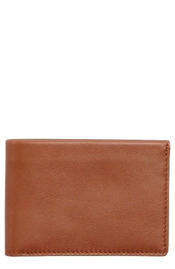 Men's Skagen Leather Wallet - Metallic