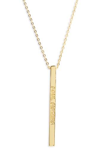 Women's Mantraband Soul Sisters Pendant Necklace