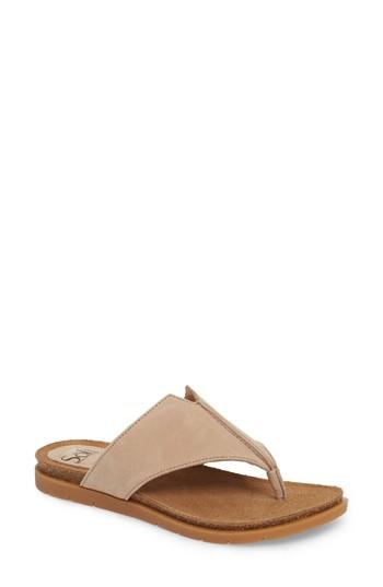 Women's Sofft Rina Flip Flop M - Beige