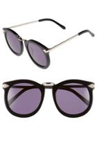 Women's Karen Walker 'super Lunar - Arrowed By Karen' 52mm Sunglasses - Black/ Gold