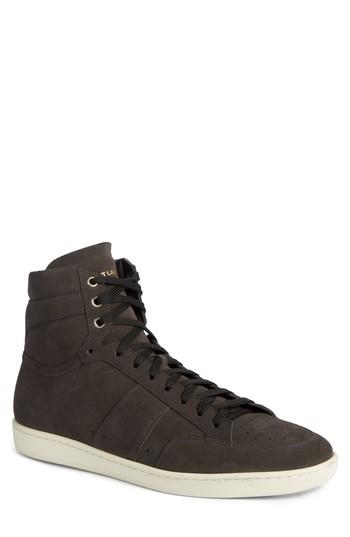 Men's Saint Laurent High Top Sneaker Us / 40eu - Brown