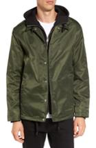 Men's The Very Warm Yorkshire Hooded Coach's Jacket, Size - Green