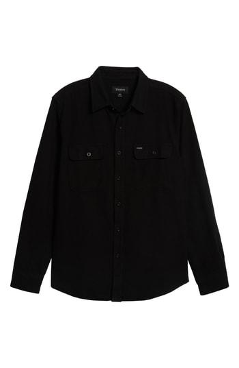 Men's Brixton Bowery Twill Work Shirt - Black