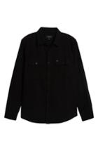 Men's Brixton Bowery Twill Work Shirt - Black
