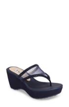 Women's Nina Dalyne Thong Sandal M - Blue