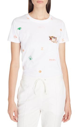 Women's Kenzo Multi Icons Graphic Tee