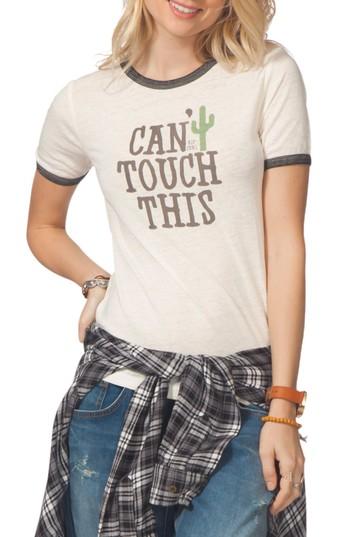 Women's Rip Curl Cactus Ringer Tee - Ivory