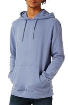 Men's Topman Classic Fit Cotton Hoodie, Size - Blue