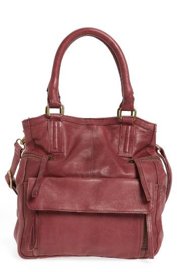 Day & Mood Small Hannah Leather Satchel - Purple