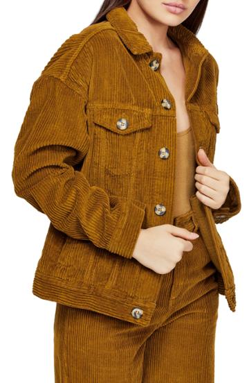 Women's Bdg Urban Outfitters Western Corduroy Jacket - Yellow