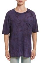 Men's Drifter Granite Tie Dye Linen Blend T-shirt