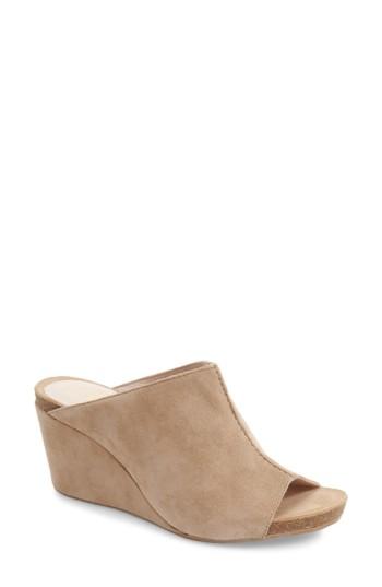 Women's Sudini 'bailey' Suede Wedge .5 M - Beige