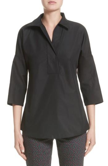Women's Akris Punto Cotton Poplin Tunic - White