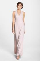 Women's Dessy Collection Crepe Gown