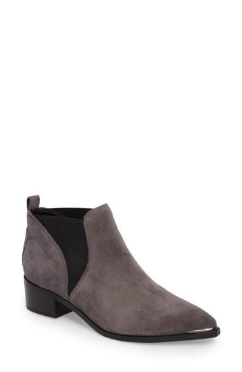 Women's Marc Fisher Ltd Yellin Pointy Toe Chelsea Boot .5 M - Grey