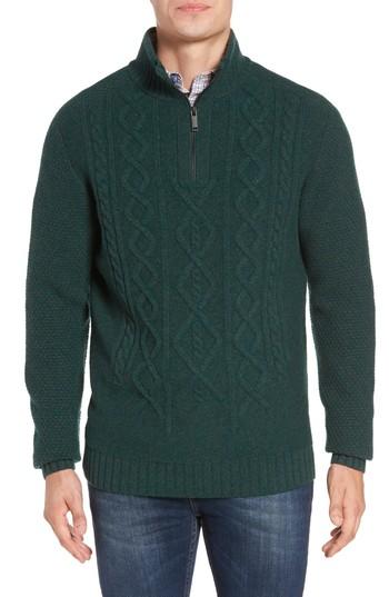 Men's Rodd & Gunn Cape Scoresby Wool Sweater, Size - Green