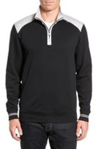 Men's Bobby Jones Quarter Zip Pullover, Size - Black