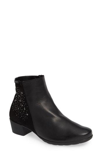 Women's Mephisto Ilsa Spark Bootie M - Black