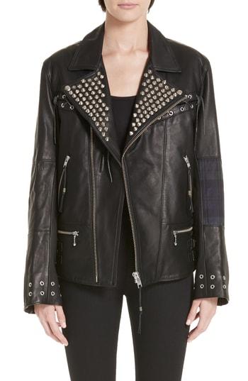 Women's Alchemist The Bad Brain Blackmeans Leather Jacket - Black