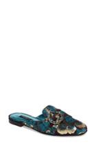 Women's Dolce & Gabbana Embellished Backless Loafer Us / 35.5eu - Blue