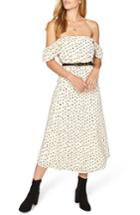 Women's Amuse Society Sweeter Than You Off The Shoulder Midi Dress - White
