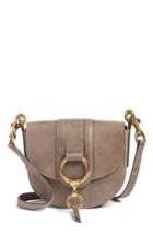 Frye Small Ilana Harness Leather Saddle Bag - Grey