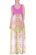 Women's Olian Maternity Maxi Dress - Pink